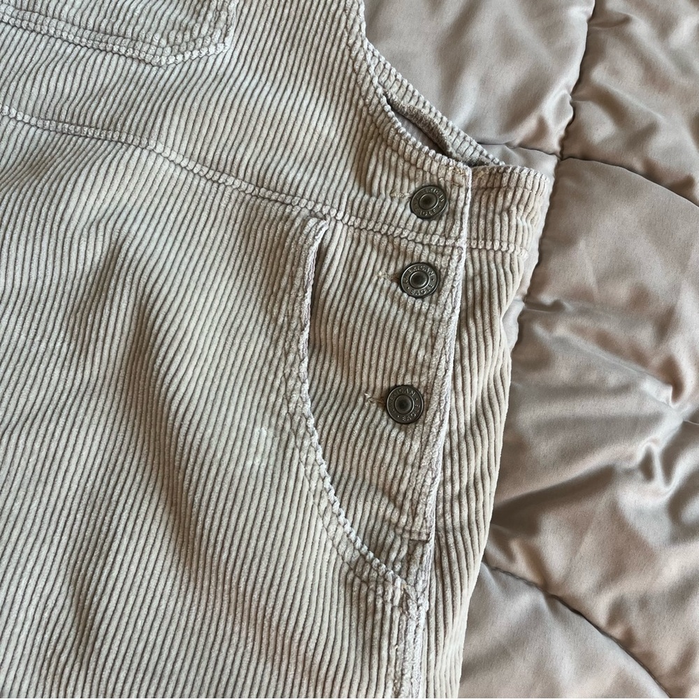 American Eagle Corduroy Overall Mini Dress NWOT - Picture 4 of 9